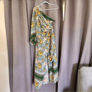 NWOT Free People Pardon My French one shoulder maxi dress *small*